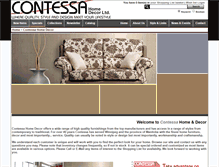 Tablet Screenshot of contessahome.com